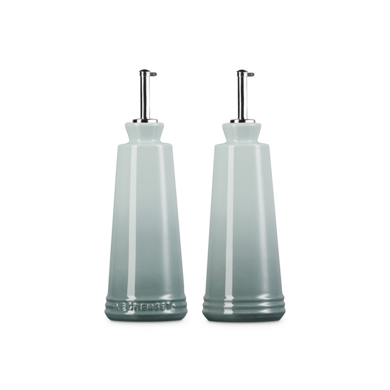 Le Creuset Stoneware Oil & Vinegar Set, Sea Salt