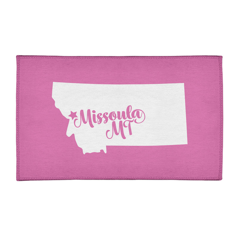 Tapis en poly-chenille missoula montana, Rectangle 3 pi x 5 pi