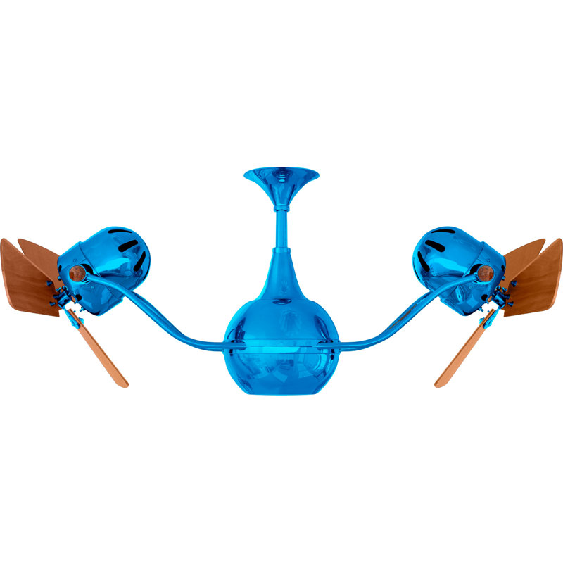 44" Vent-Bettina 3 Blade Ceiling Fan, Agua Marinha