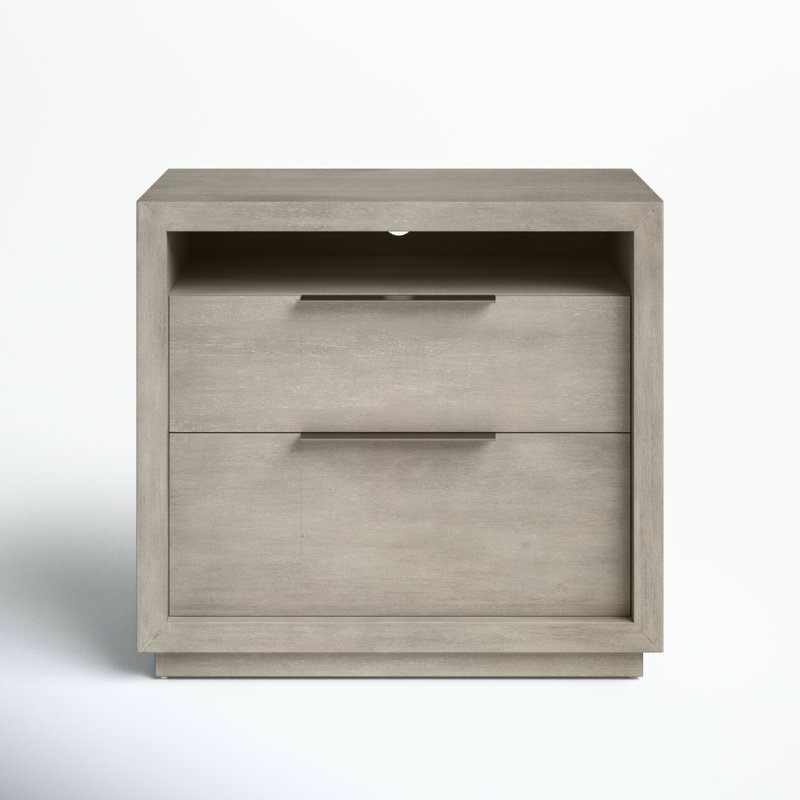 Eloise 2 - Drawer 32" Nightstand, Mineral