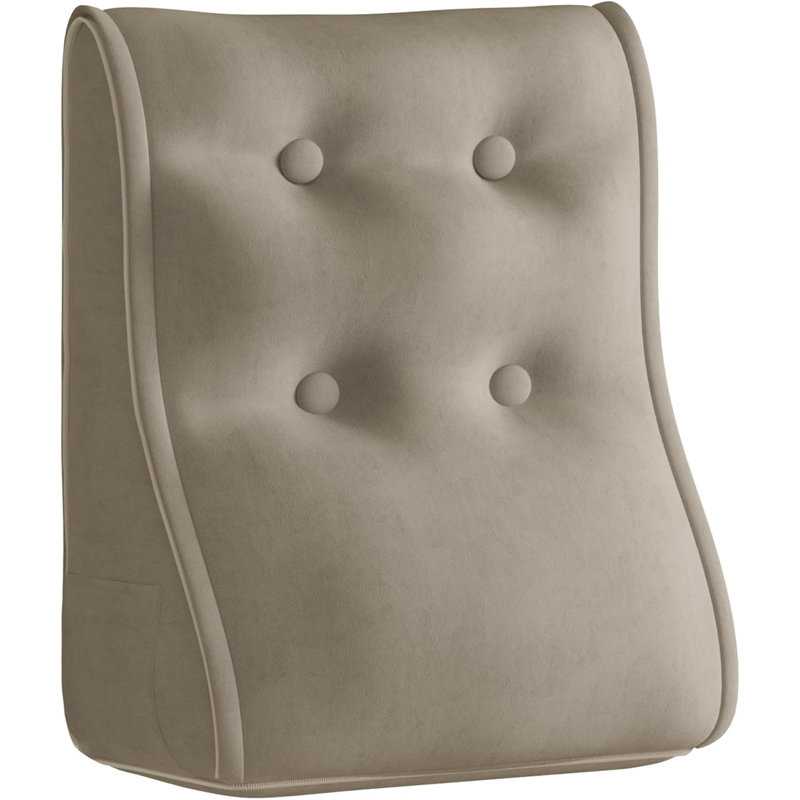 20 in Bed Headboard Pillow, Tan