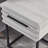 Upholstered Platm Bed With Nightstand