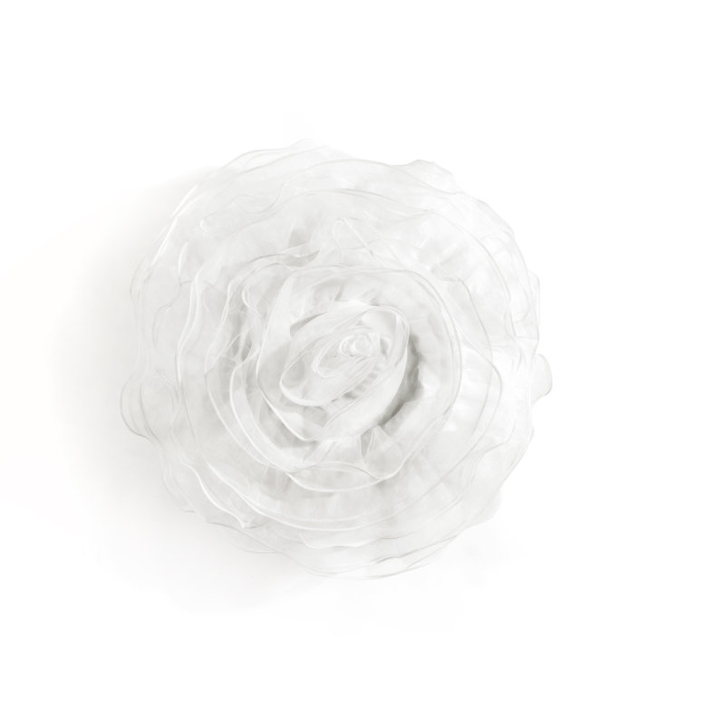 Coussin Floral, Blanc