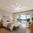 llette 65/72/84 Inch 8-Blade Ceiling Fan Without Light, Modern Large Ceiling Fan with Remote, Quiet Reversible DC Motor, 6-Speed for Indoor or Covered Outdoor, Black-459525201-413739857