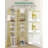 8 Tiers Vertical Shoe Rack, Narrow Shoe Tower, Tall Shoes Shelf with 2 Hooks, Adjustable Shelves, Corner Shoes Shelves for Small Spaces, Entryway, Living Room, White Gold-1395223287-1357431767