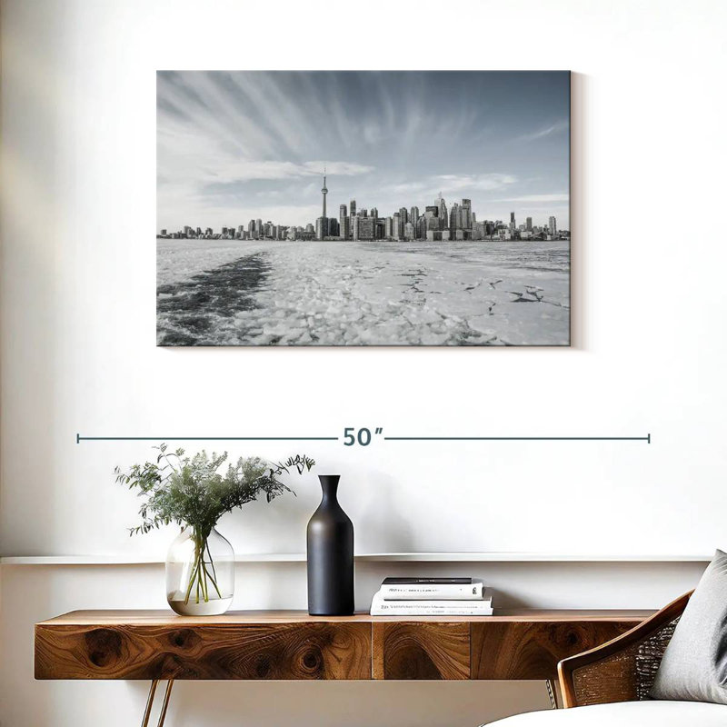 Horizon d'hiver de Toronto à Sireci, H 24 po x l 36 po