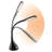 OttLite Creative Curves LED Desk Lamp with Adjustable Neck - Dimmable with 4 Brightness Settings-90743298