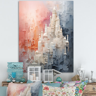Minimalism Fortresses - Buildings & Cityscapes Canvas Wall Art