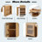 Kitchen Island With Extendable Dining Table, Double-sided Storage, 2 Drawers, Power Outlet And Side Open Shelves-119633168