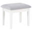 Coiffeuse avec miroir et tabouret Winona