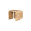 Brea Nesting Tables Toasted Burl Wood, Modern Space-Saving Accent Set
