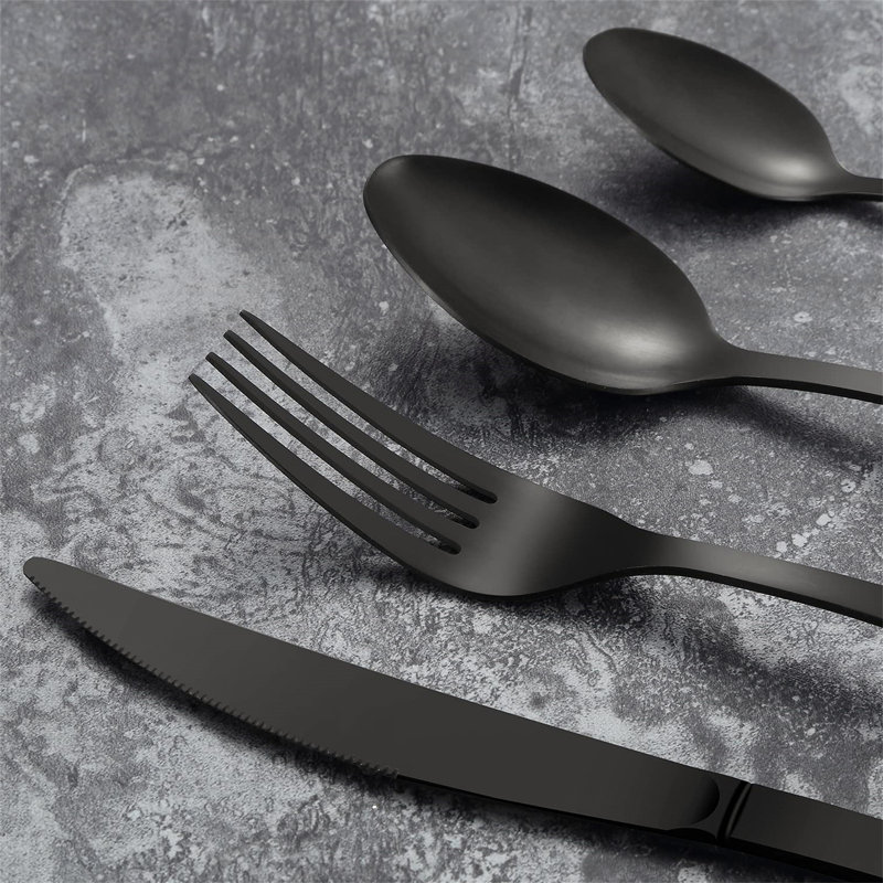 Latitude Run Aathavan 16 Piece Stainless Steel Cutlery Set , Service for 4