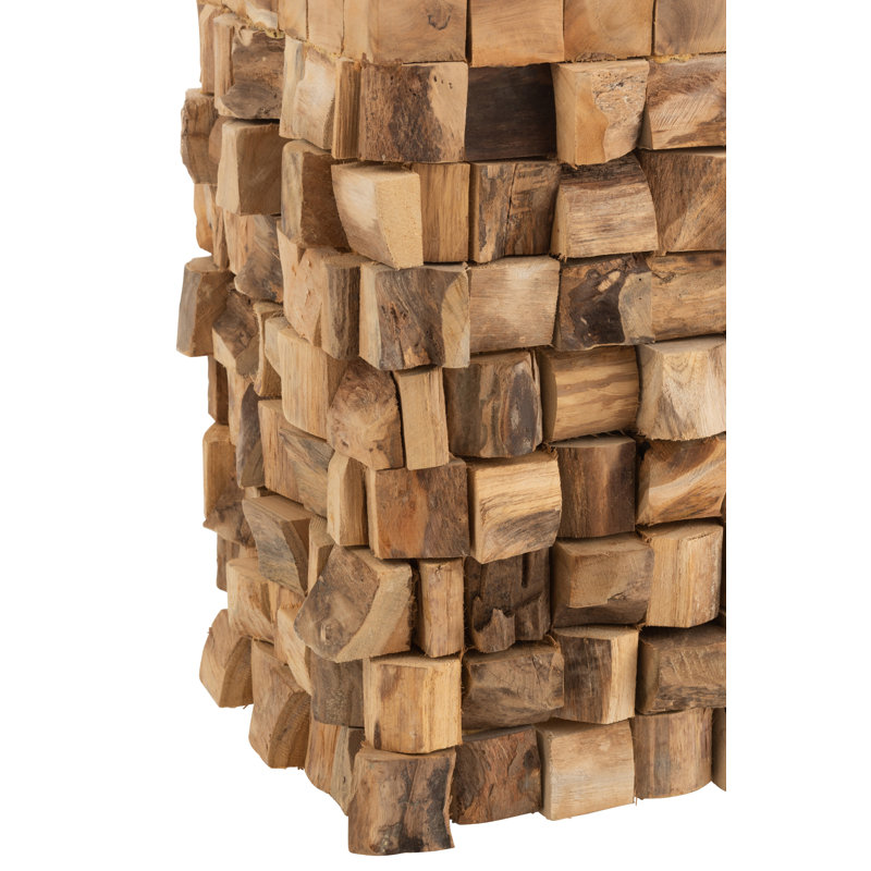Bathampton Solid Wood Block End Table