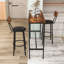 Ensemble de table de bar 3 pièces avec 3 tabourets-355181519-355181504