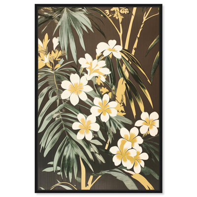 Impression sur toile «Jungle Noir I» par Art Remedy