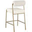 Tabouret de comptoir Carly Boucle-499124880