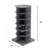 Grey 360 Rotating Shoe Cabinet 6 Layers-2124883367-2124883371