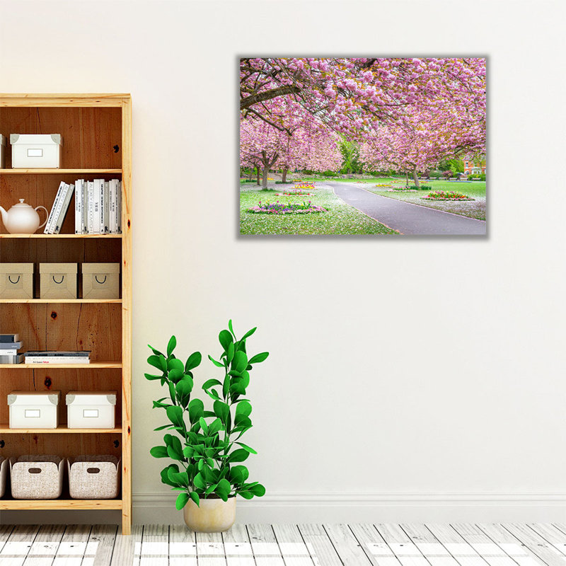 «Blossom in the Park», reproduction d'art sur toile, H 24 po x l 32 po