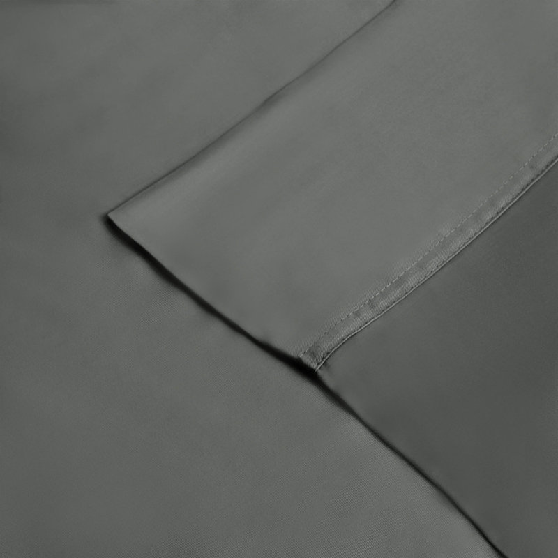 Blue Nile Mills 300 Thread Count Rayon From Bamboo Deep Pocket Bed Sheet Set, California King Sheet Set with 2 Pillowcases
