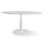 Ensemble de table de salle à manger ovale 59 po avec 6 chaises rembourrées Theodore-132043228