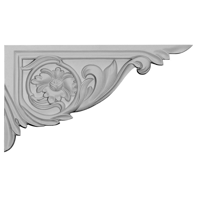 Vincent Right Stair Bracket in Primed Polyurethane