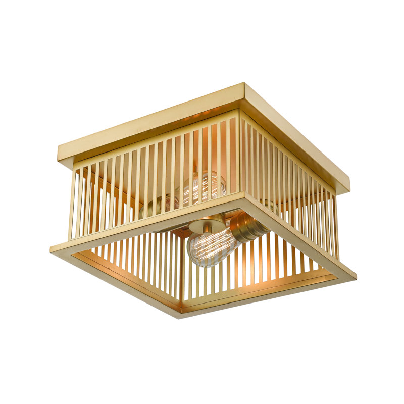 Beddingfield Flush Mount, Brass