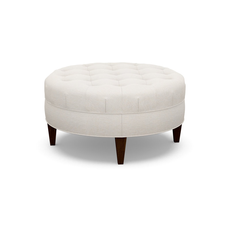 Round Ottoman, 5246-70, Walnut