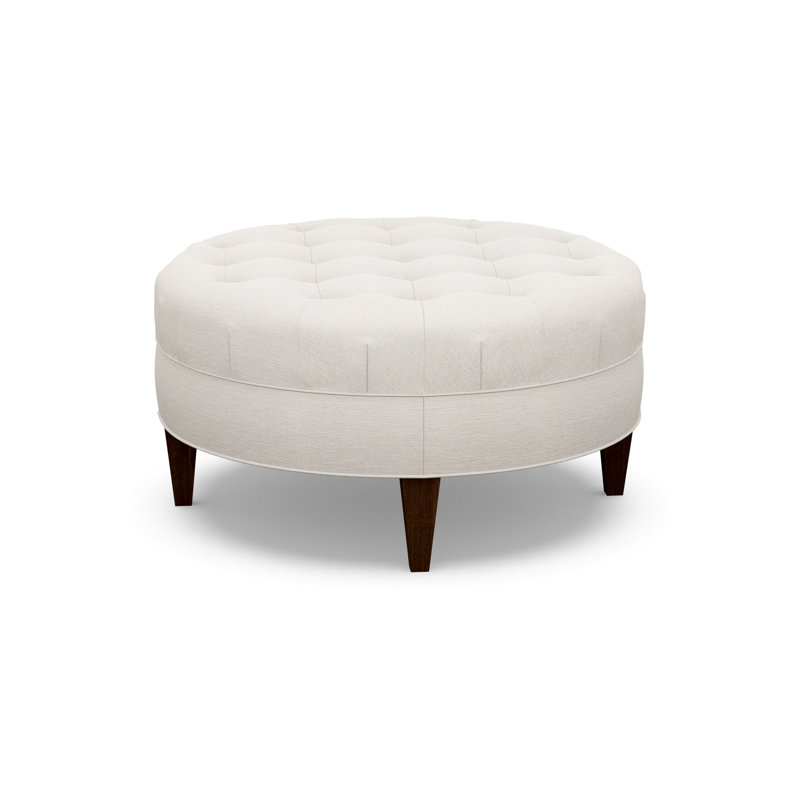 Round Ottoman, Walnut, 9637-86