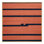 Machine Washable Horizontal Stripes Pink Area Rug