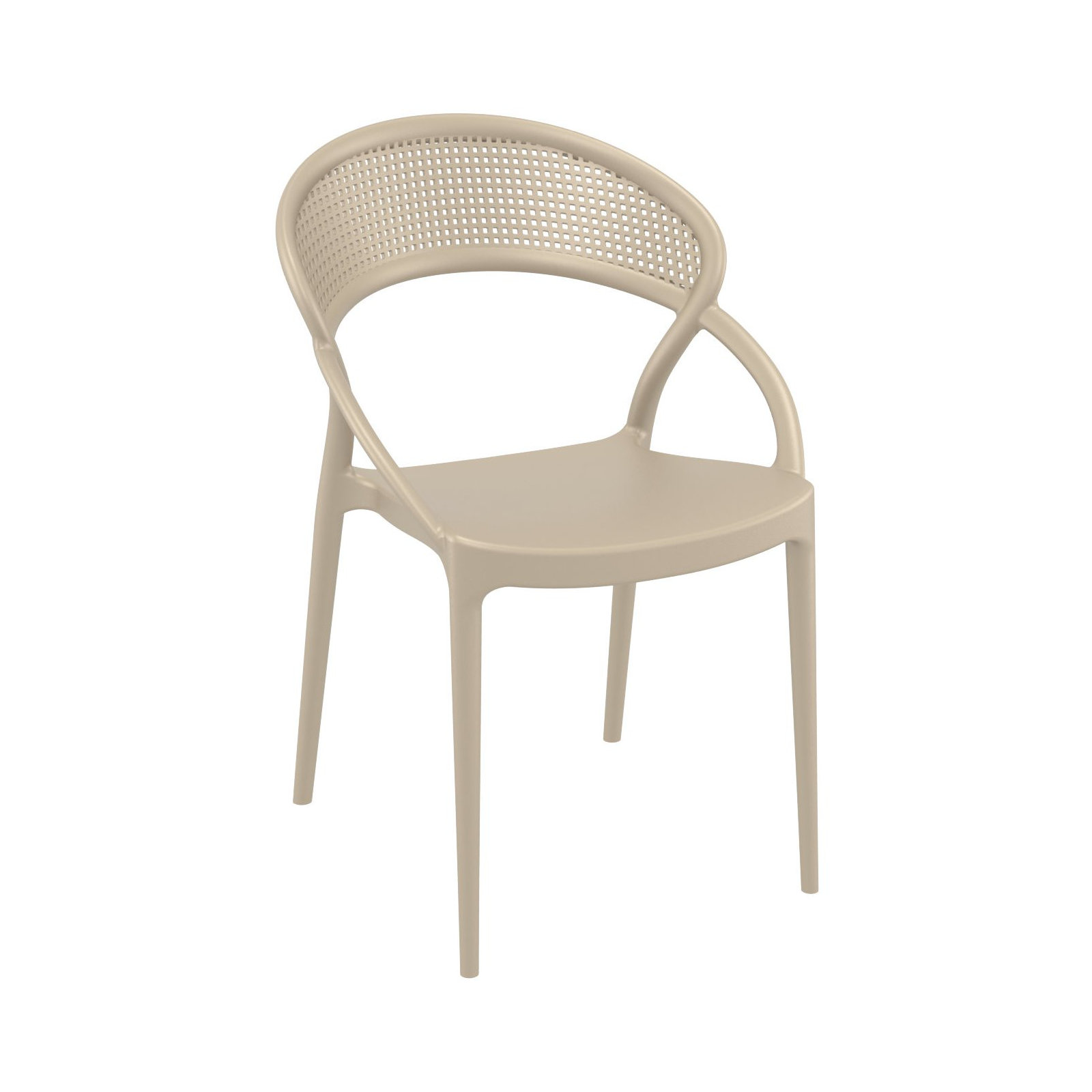 Farrah Sunset 2 Person Seating Set, Beige