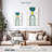 Avery Mid-Century Teal Yellow II-108524181