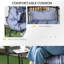 Adlai Steel Outdoor Lounge Chair