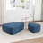 Sam 2 - Piece Faux Fur Upholstered Ottoman-1268989182