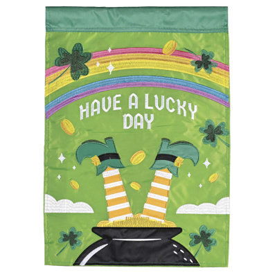 Flag Have A Lucky Day 13x18