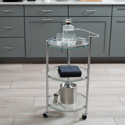 Aurelija Metal Bar Cart