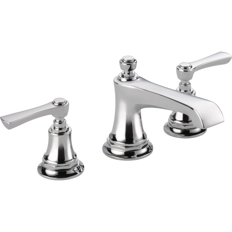 Rook® Widespread Lavatory Faucet, Polished Chrome, 1.5 GPM, Lever