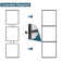 Metal and Glass Sliding Barn Door with Installation Hardware Kit ( Soft-close Included)