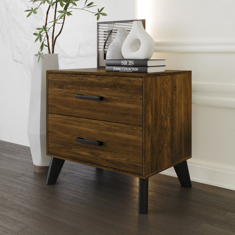 Jeweldine 21.65'' W Nightstand, Brown