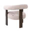 Upholstered Boucle Armchair