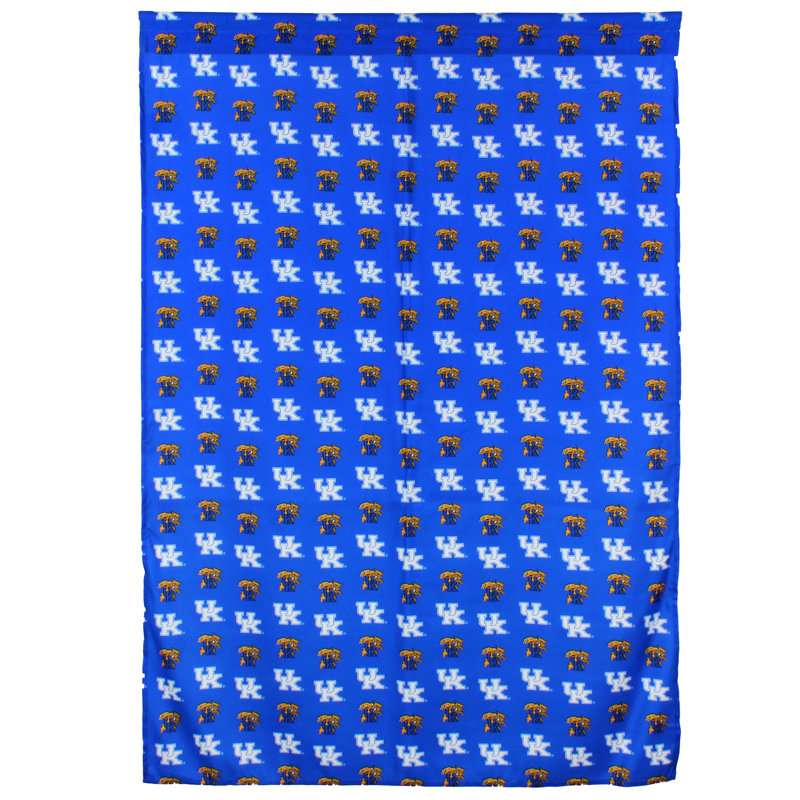 NCAA Semi Sheer Curtain Pair, 42" W x 63" L