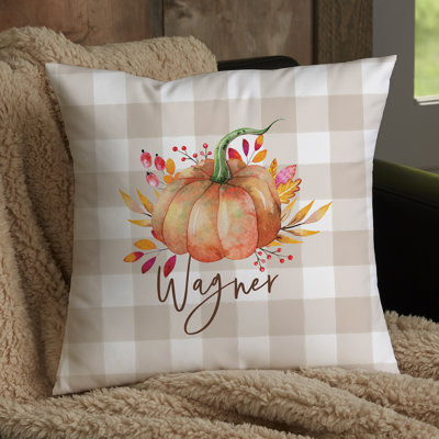 Checkered Throw Pillow