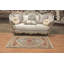 Tapis indien géométrique bleu clair clair 3 x 5