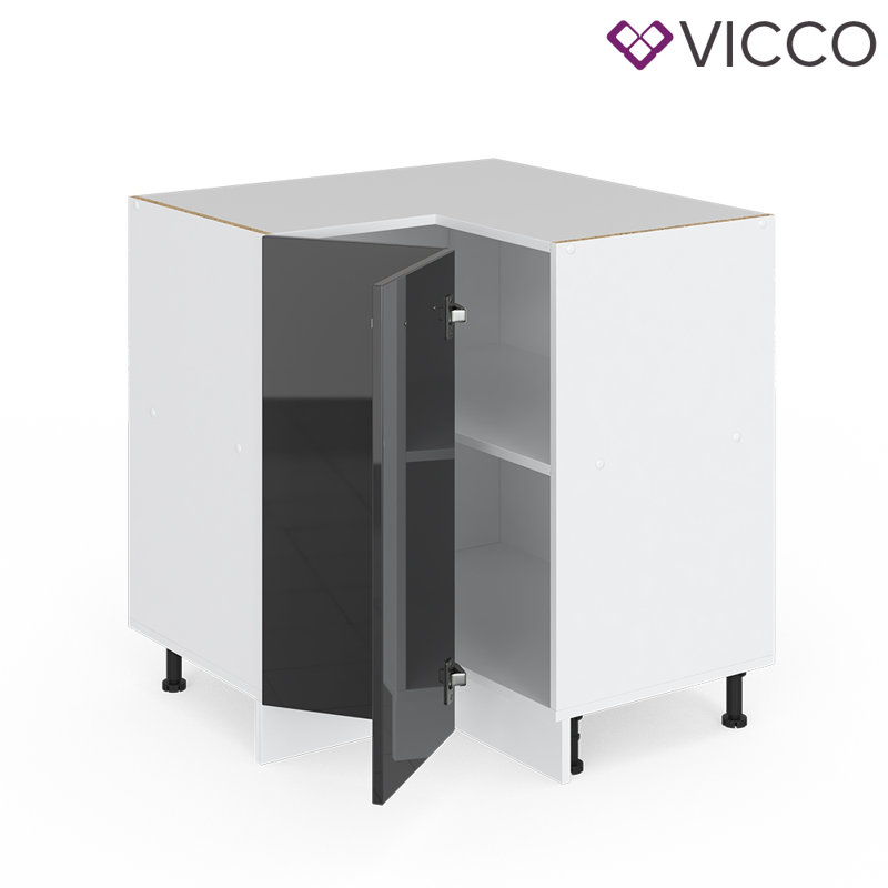 Merih Glossy Base Unit, Anthracite
