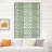  Handmade 100% Blackout Pure Linen Roman Shade, Green or Brown Block Print Floral Blinds for Windows, Ideal for French Doors, Living or Bedrooms, Hall, Linen Fabric, Mountain Moon-211922195