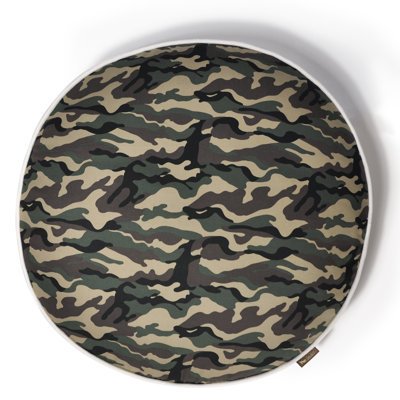 Housse de lit camouflage ronde 