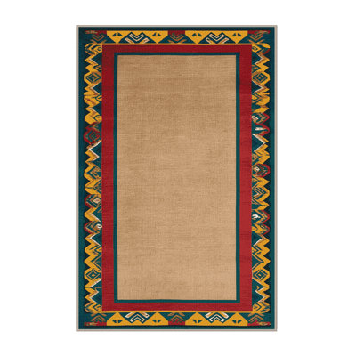  Tapis hawaïen à motif tribal lavable