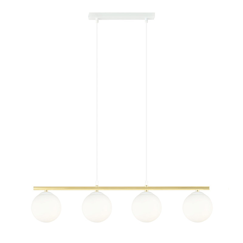 Almetter 4 - Light Kitchen Island Pendant, White