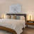 Square Solid Wood Dimmable LED Table Lamp-543402