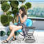 Table d'appoint en acier 16 po Outsunny