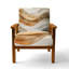 Chaise abstraite rembourrée - Fauteuil Minimalist Earth Line Motion III-456041083